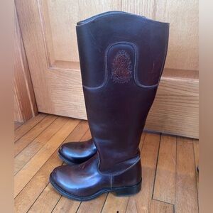 Sonora tall brown leather riding boots size 6.5